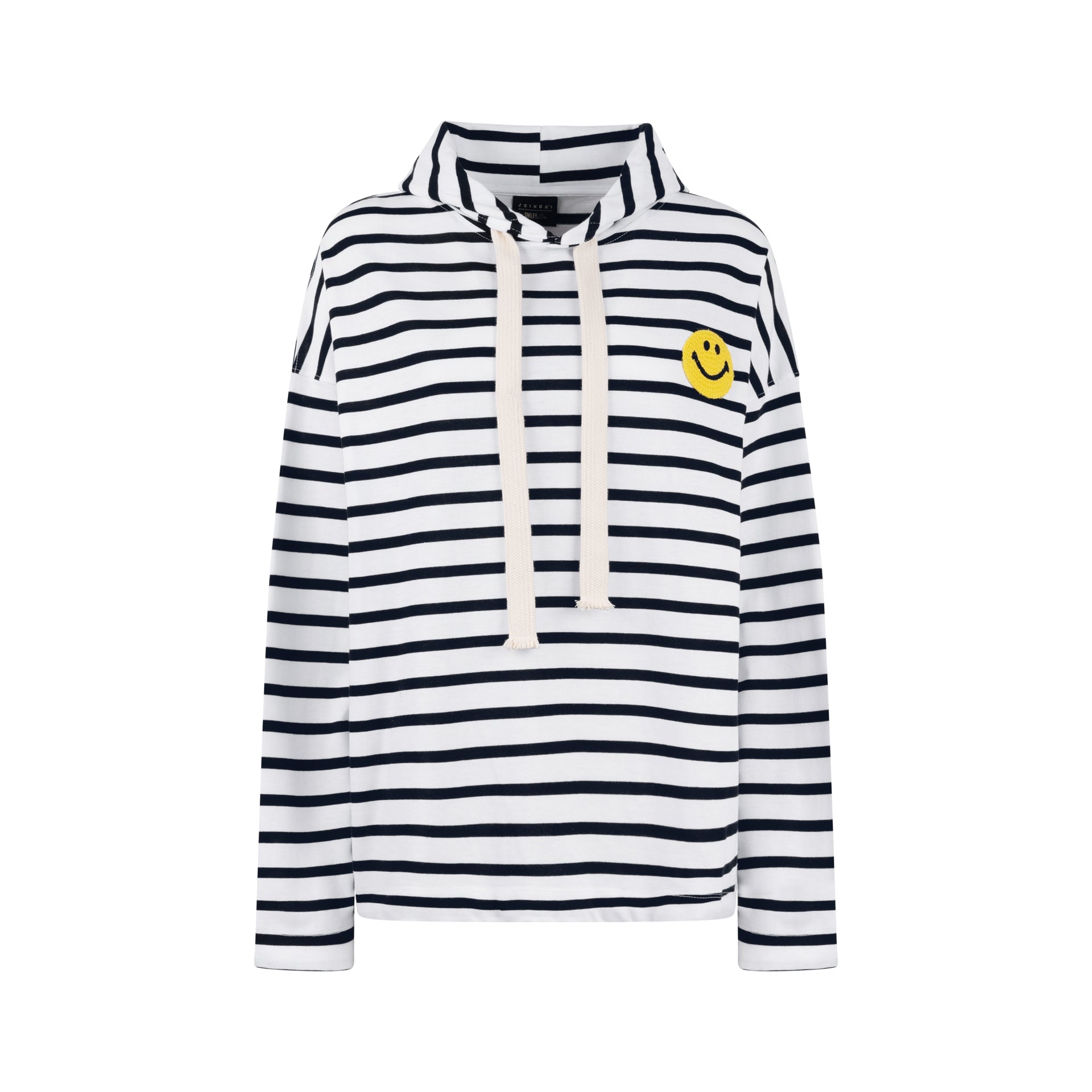 STRIPED SMILEY HOODIE