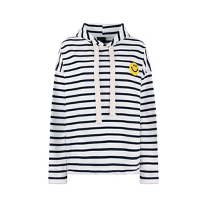 STRIPED SMILEY HOODIE