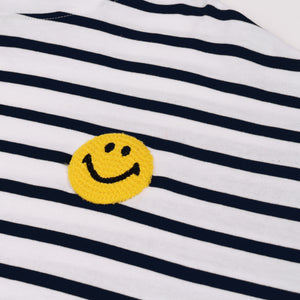 STRIPED SMILEY HOODIE