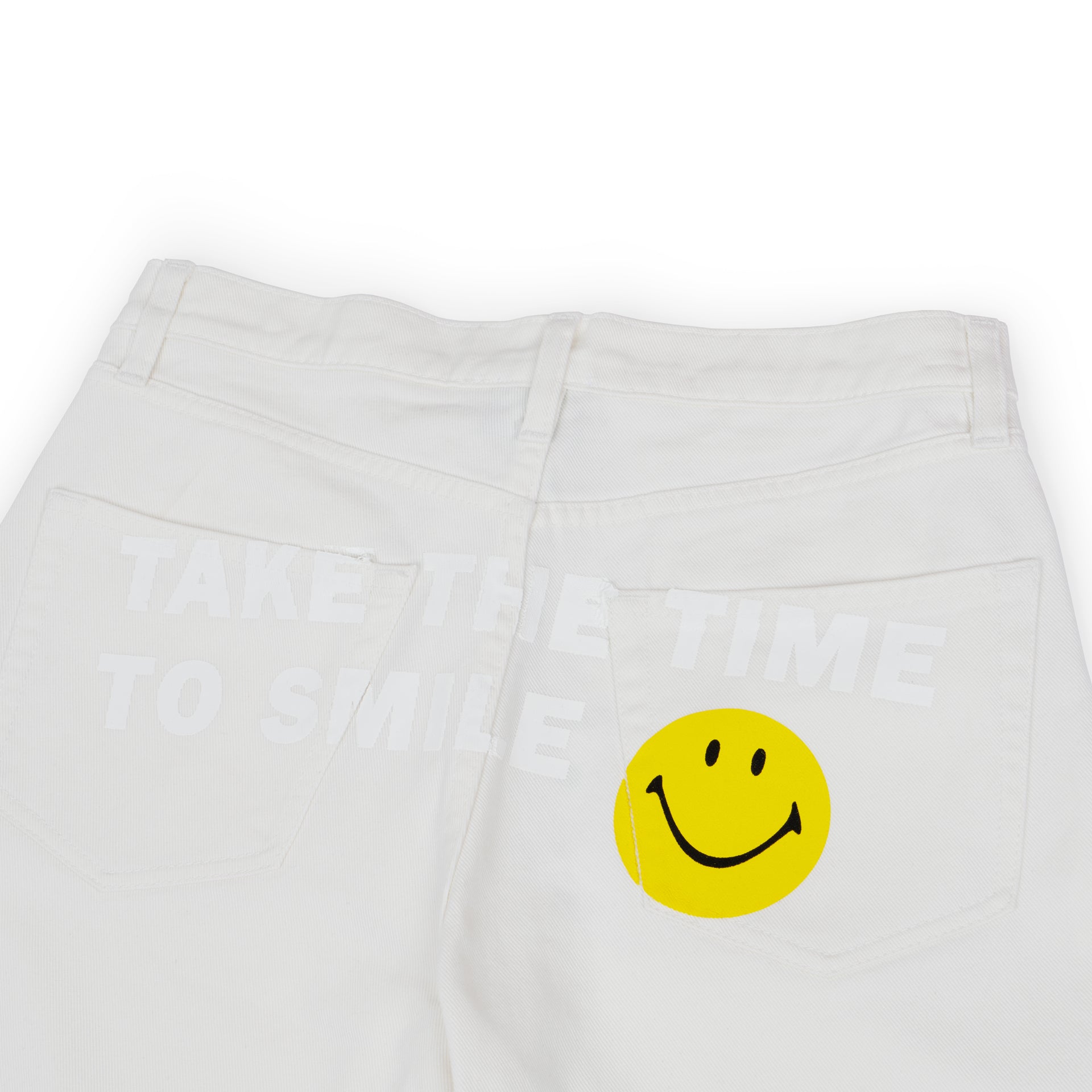 WHITE DENIM PANTS