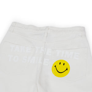 WHITE DENIM PANTS
