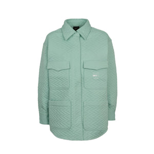 MINT QUILTED OVERSHIRT