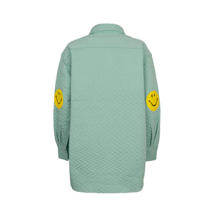 MINT QUILTED OVERSHIRT