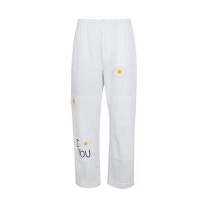 WHITE DAISY PANTS
