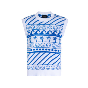 BLUE WAVES VEST