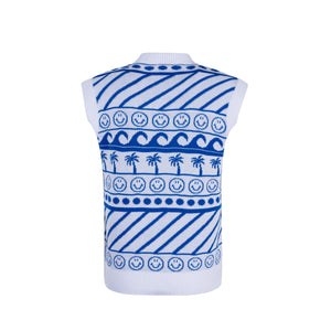 BLUE WAVES VEST