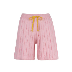 PINK CABLE SHORTS