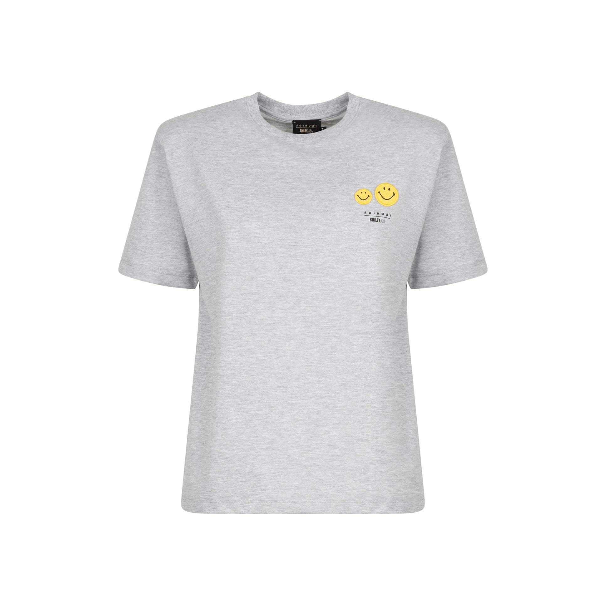 GREY SHOULDER PAD T-SHIRT