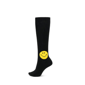 BLACK SMILEY SOCKS
