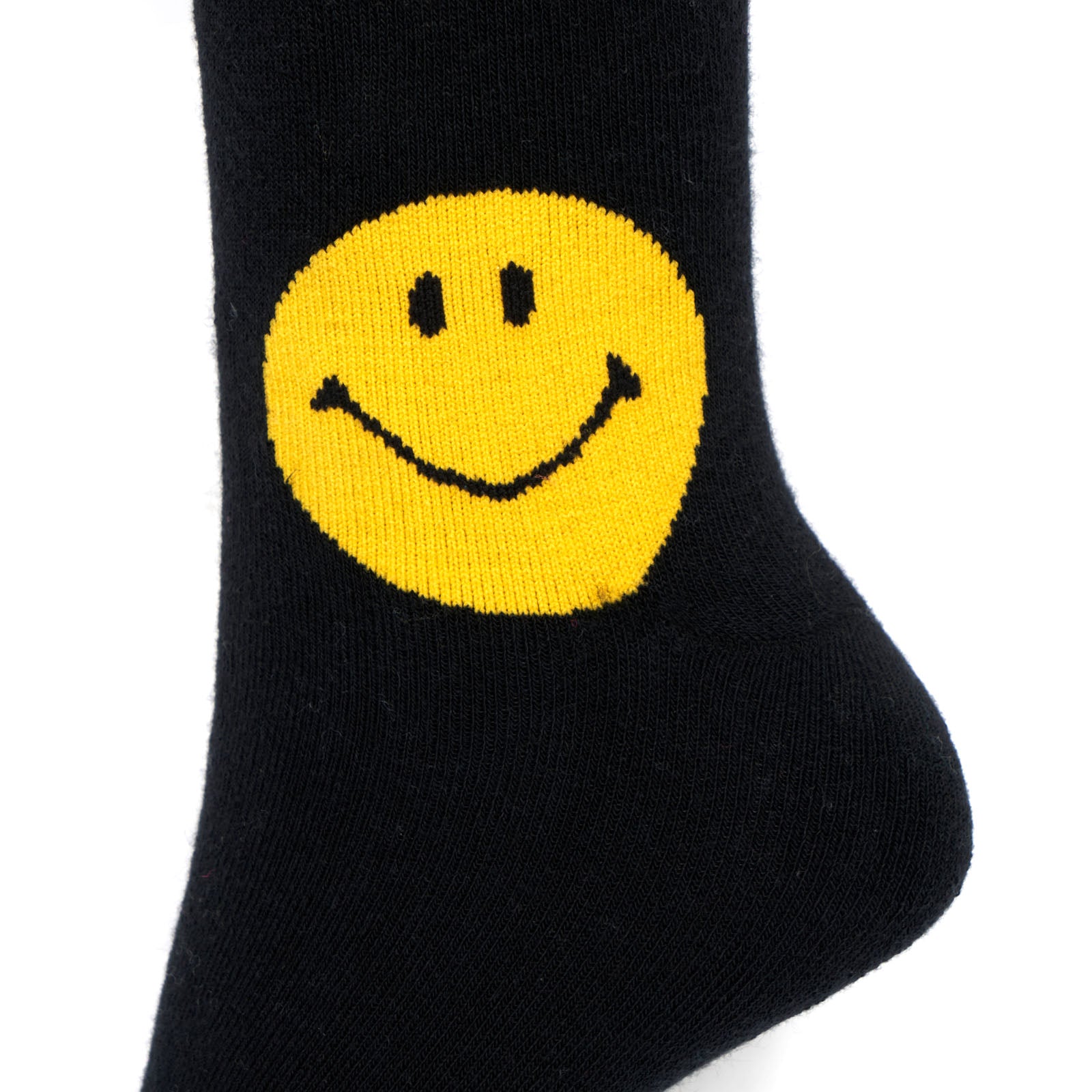 BLACK SMILEY SOCKS