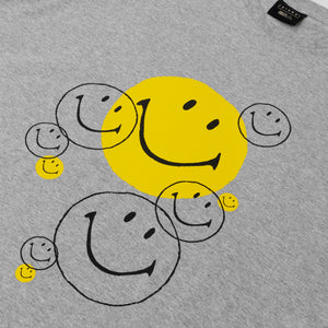 GREY MULTI SMILEY T-SHIRT