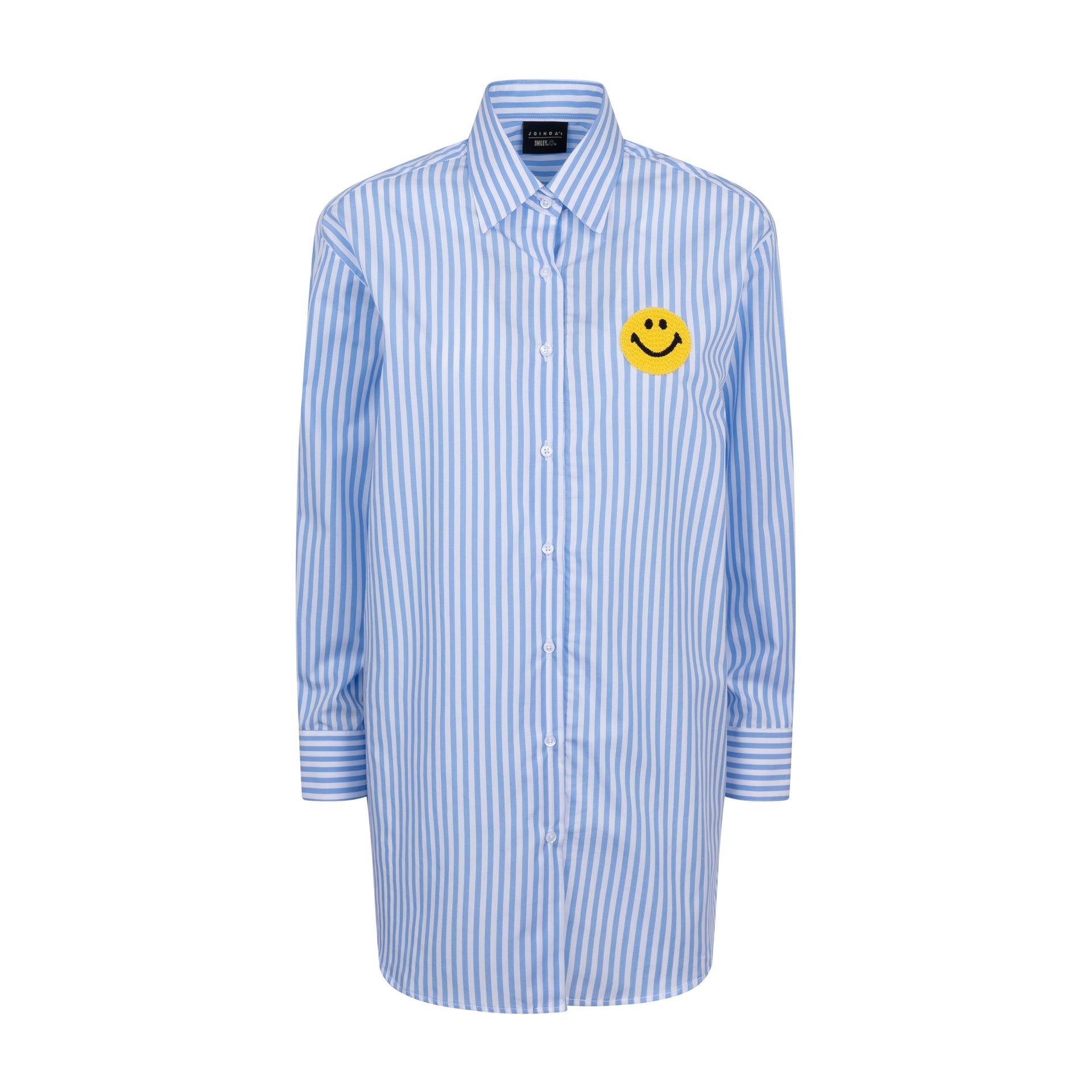 BLUE STRIPES CROCHET SHIRT