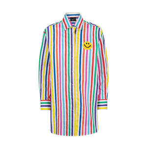 MULTI STRIPES CROCHET SHIRT