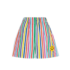 MULTI STRIPES CROCHET SHORTS