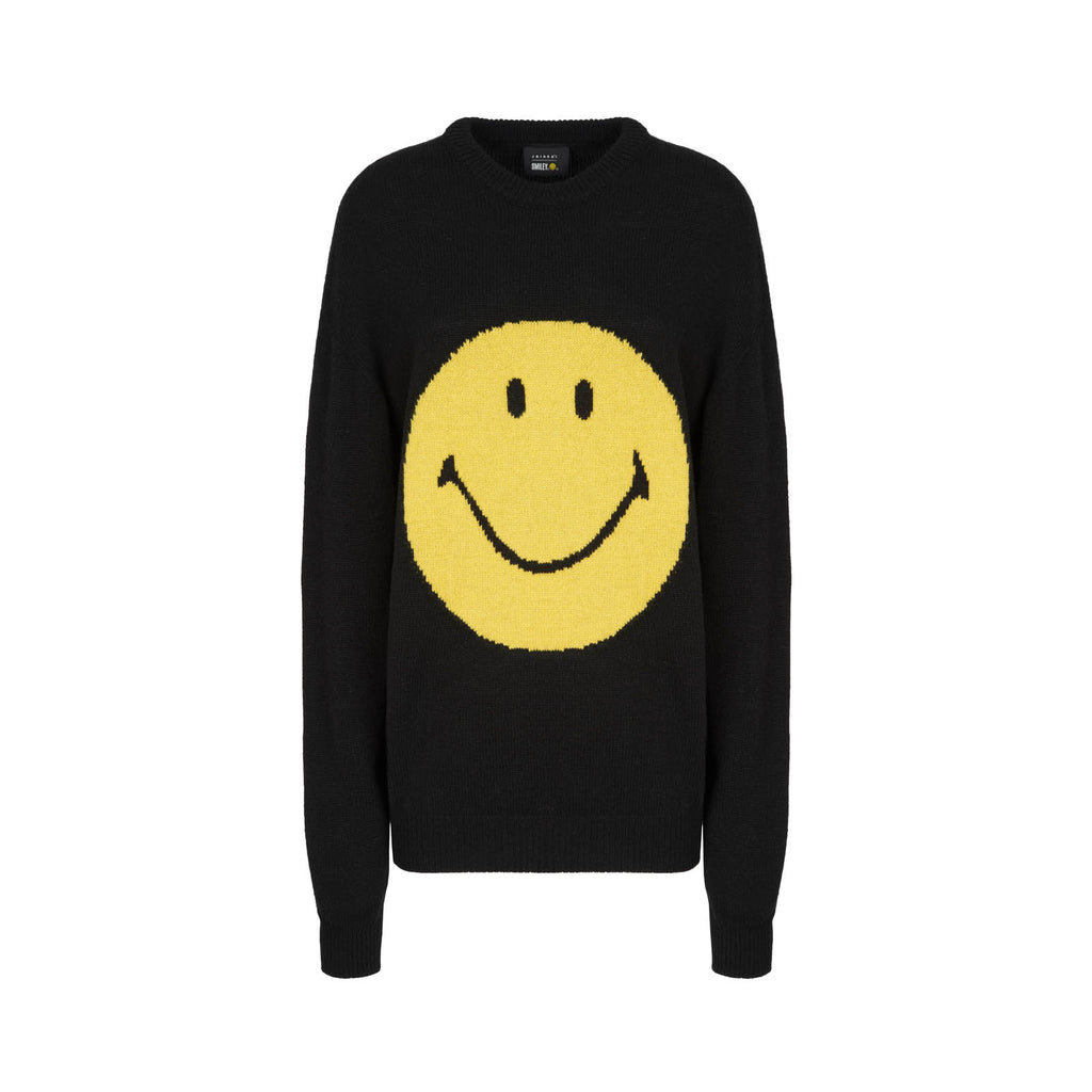 SMILEY BLACK SWEATER
