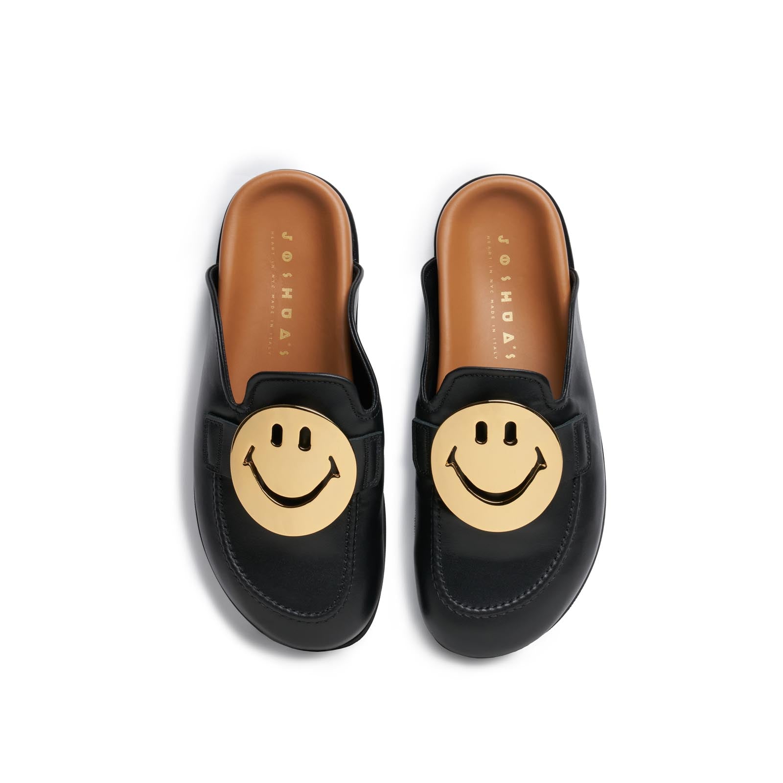 BLACK GOLD SMILE MULE