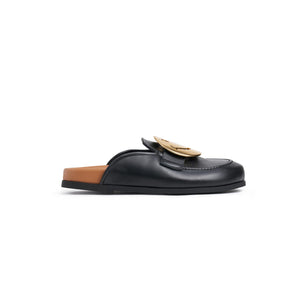 BLACK GOLD SMILE MULE