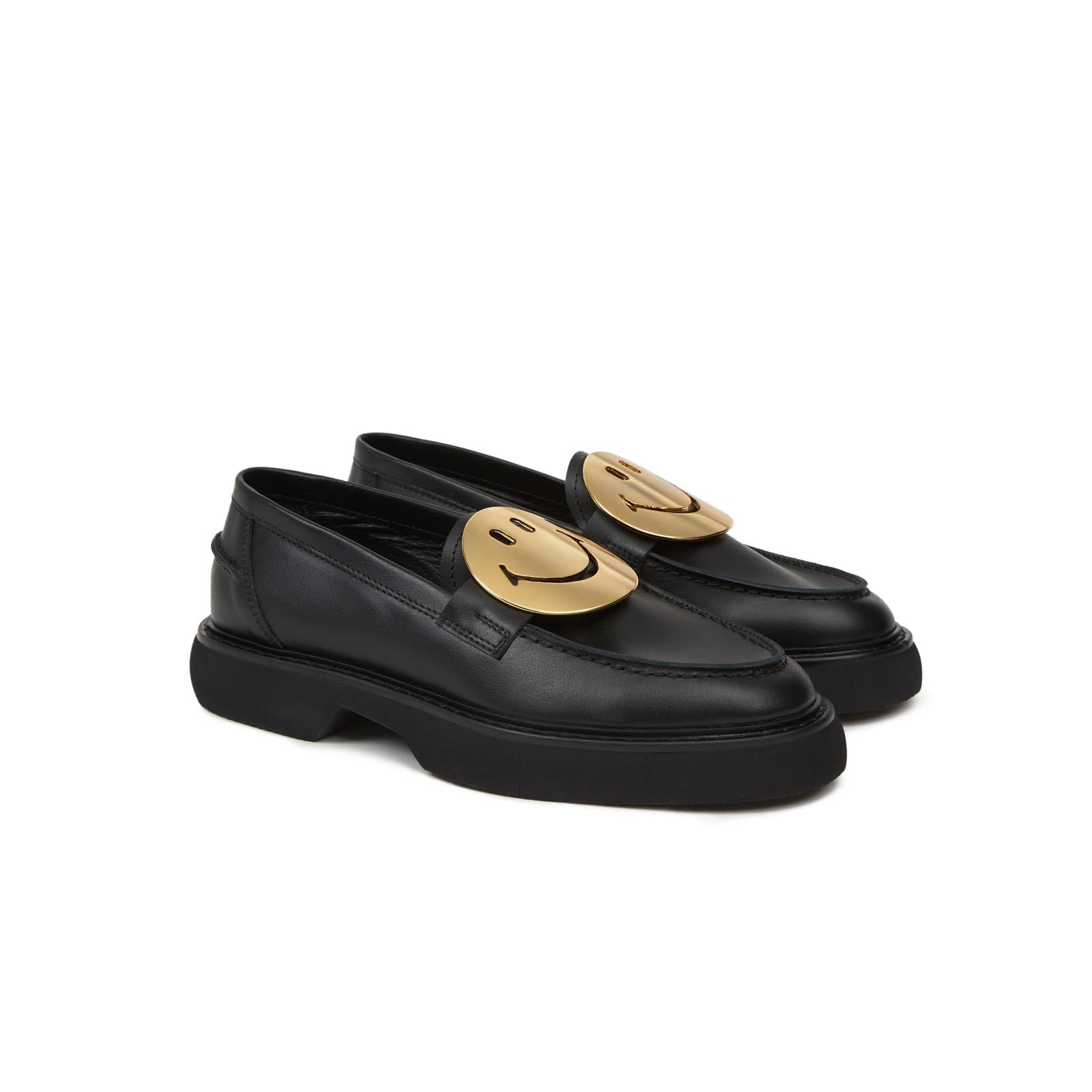 BLACK GOLD SMILE LOAFER