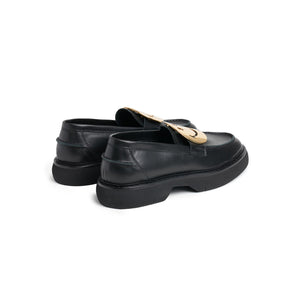 BLACK GOLD SMILE LOAFER