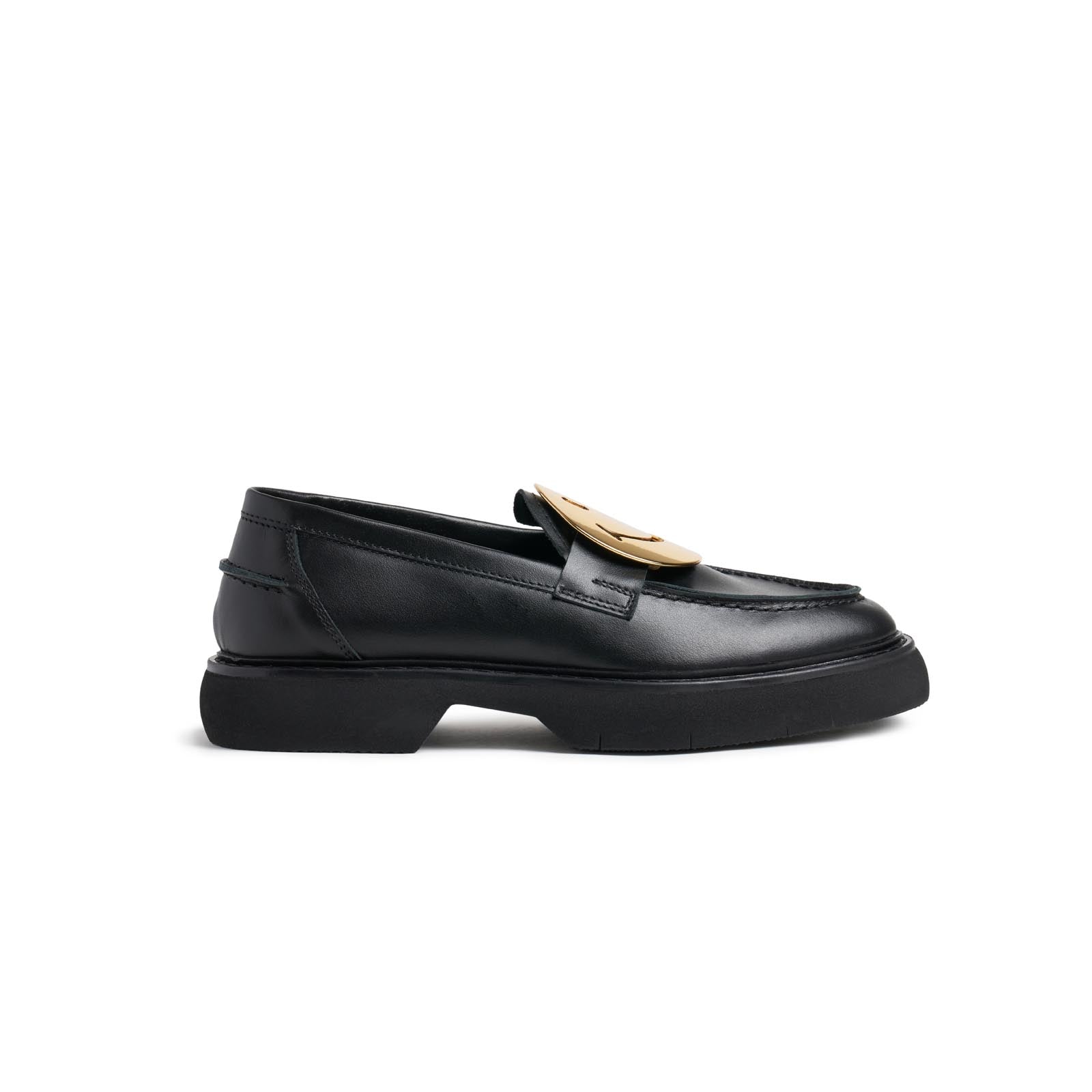 BLACK GOLD SMILE LOAFER