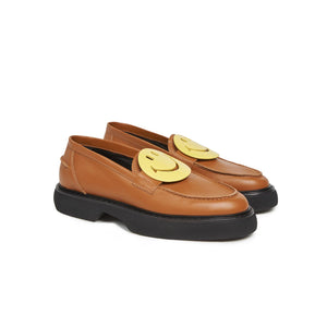 BROWN YELLOW SMILE LOAFER