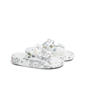 ALLOVER DAISY PRINT SLIDE