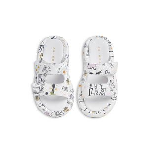 ALLOVER DAISY PRINT SLIDE