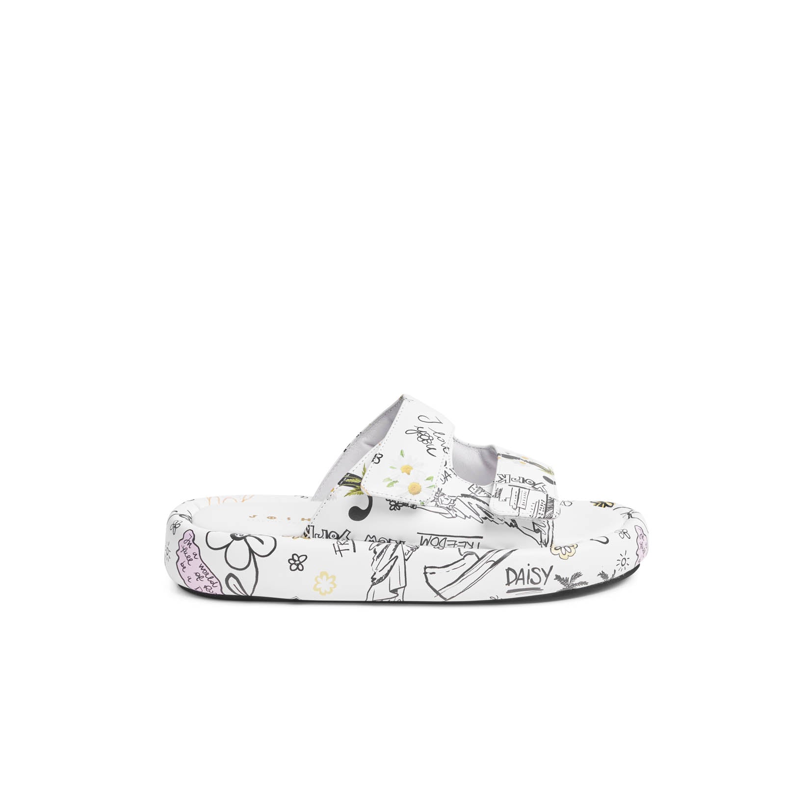 ALLOVER DAISY PRINT SLIDE