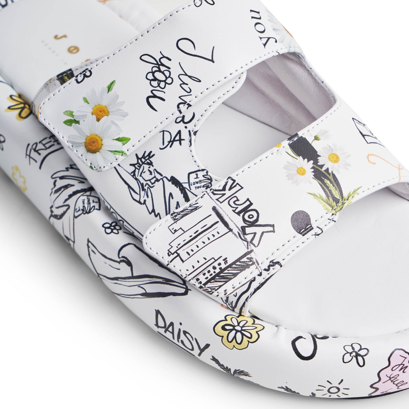 ALLOVER DAISY PRINT SLIDE